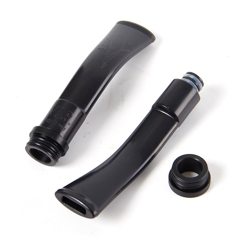 810 510 Plastic / Long / Bent Flat Mouth Combination Pom Straw Joint Adapter