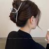 High-End Metal Butterfly Hair Clip for Women - Large, Elegant 2024 Style Shark Clip