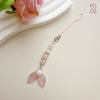 Mermaid Tail Pendant Macaroon Beading Keychain Phone Chain Lanyard Original Anti-Lost Decoration Accessories Gift