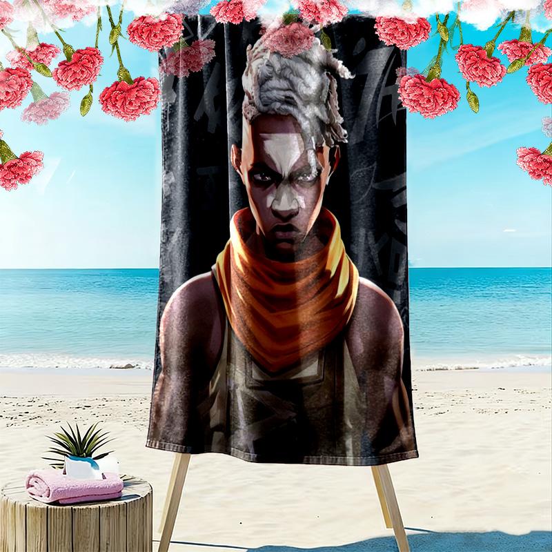 Ekko Arcane 2D Flat Print Beach Towel, Large Soft Quick Dry Towel for Beach Camping SwimmingSSTJ0917070