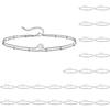 Stainless Steel Bead Chain Round Letter Double-layer Bracelet