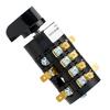HZ5B-20/4 7Gear 4-Section Combination ChangeOver Switch Common Rotary Cam Switch Offers High Temperature Resistance & Insulation
