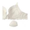 Triumph Red Label by Triumph 0100 10215407 Underwire Bra with Pads for Beautiful Cleavage and Flattering D85 M015 Sides, (White)