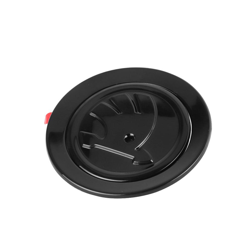 2025 Hot Car ABS Interior Steering Wheel Decoration Ring Trim Cover Sticker For Skoda S Kodiaq Fabia Kamiq Karoq Octavia 3 A7 Ra colore nero in fibra