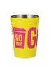 GOMUG NEON Stainless Steel Vacuum Insulated Tumbler 460ml Convenience Store Coffee Cup Holder Yellow Double Wall Mug