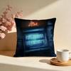 Popular TThe Living Tombstoneing Cushion Cover Stylish Washable Pillow Cover Ideal for Couch Bedroom Car Decoration