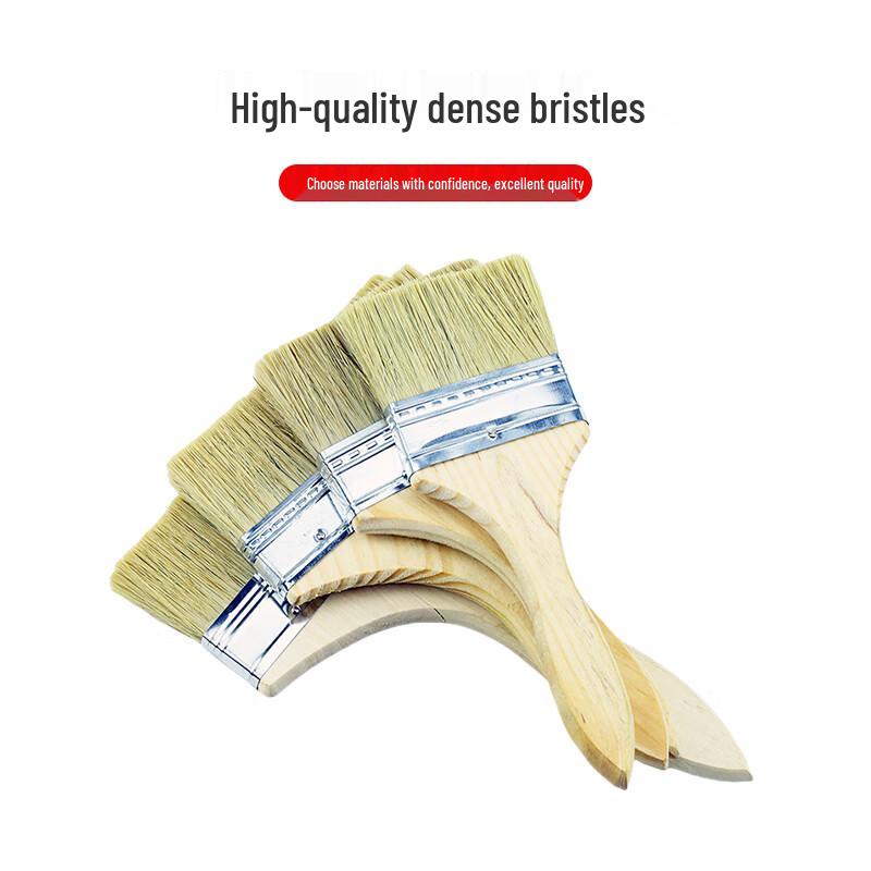 Industrial Wooden Handle Hog Bristle Paint Brush