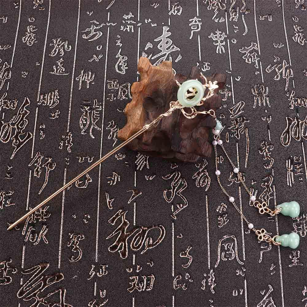 Flower Pendent Pearl Bridal Chinese Hair Fork Korean Hanfu Hairpins Women Hair Sticks Hair Clip
