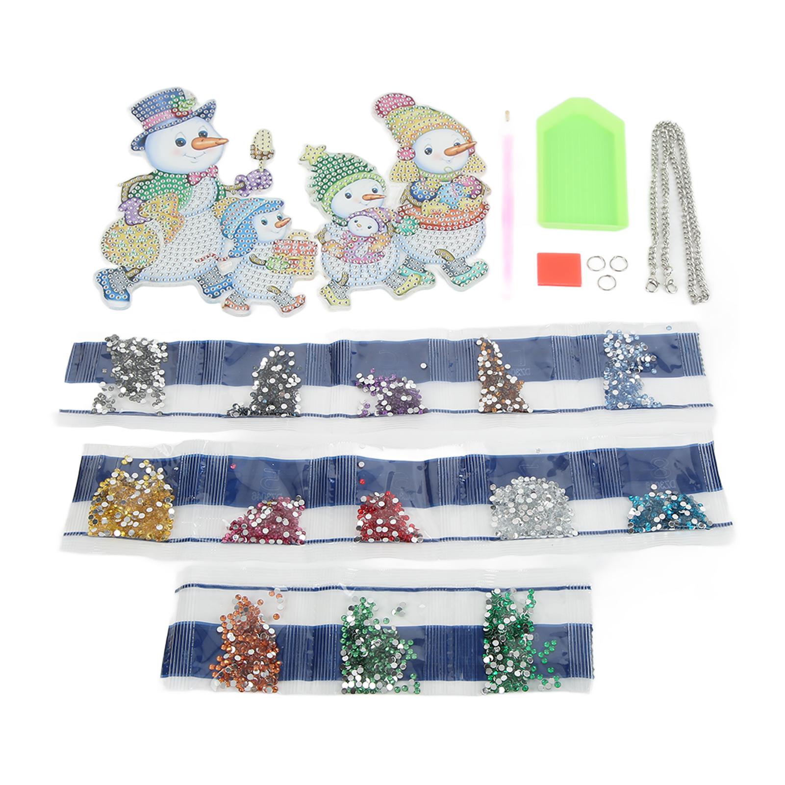 

Door Sign DIY Production Snowman Pattern Exquisite Artwork Easy Hanging Front Door Sign