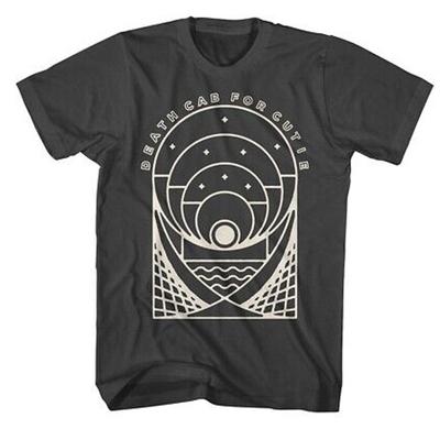 Death Cab for Cutie Band Kurzarm-T-Shirt aus Baumwolle, Schwarz, alle Größen, Unisex