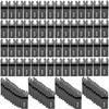 100PCS Oscillating Saw Blades, Quick Release Multitool Blades Kit, HCS Tool Blades for Wood Plastic, Compatible with Dewalt Dremel Fein Worx Bosch