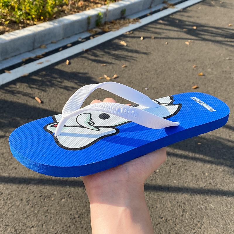 Flip-flops men's shoes casual summer non-slip thick-soled sandals beach shoes couple cool slippers