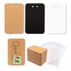 50pcs Keyring Card Jewelry Packaging Supply Jewelry Keychain Holder Card Selling