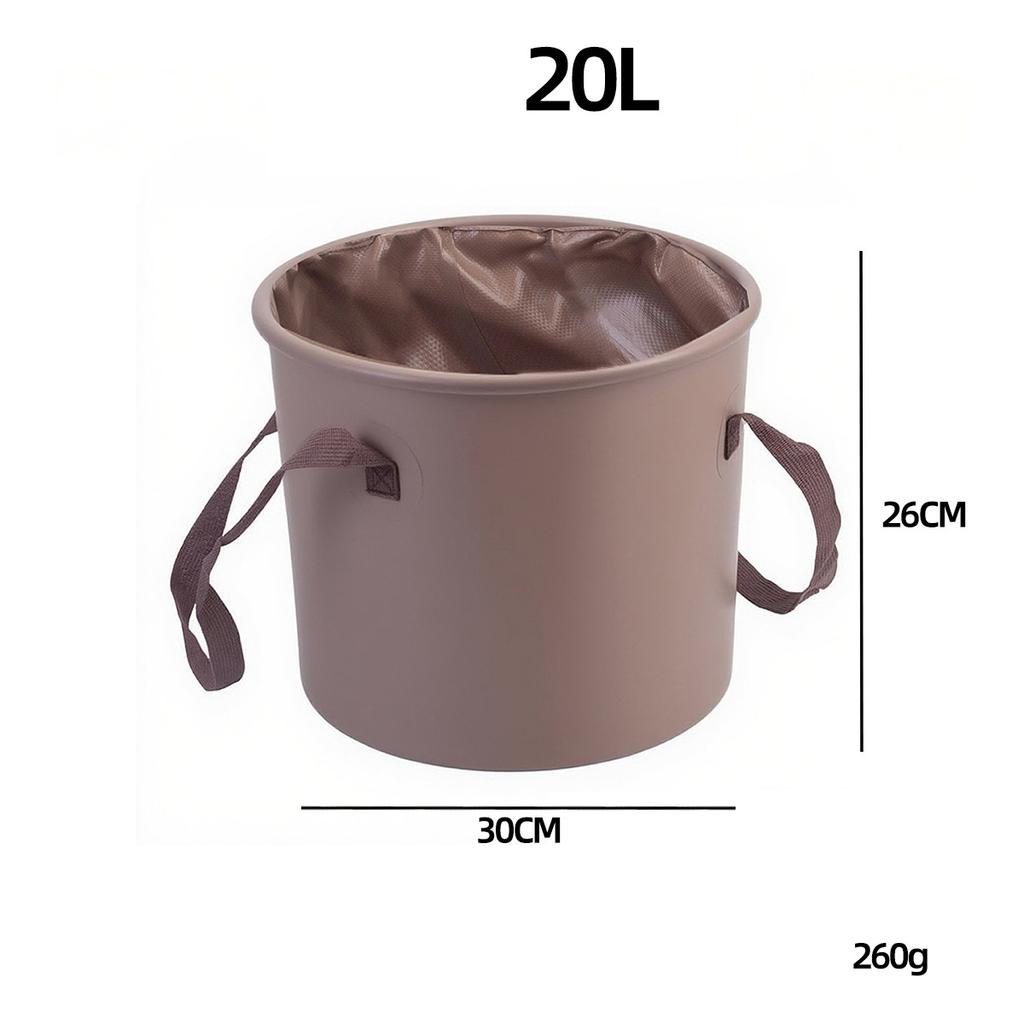 20L Collapsible Water Bucket for Outdoor Camping, Capacity Portable Bucket for Fishing Foldable Storage Bucket for Car Travel, Water Storage Container