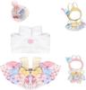 Ruokey Plush Toy Clothes (Clothes Only) 15cm 17cm Plush Doll Clothes Cute Costume Dress-up DIY Accessory Doll Suit Jumpsuit Photo Path Doll