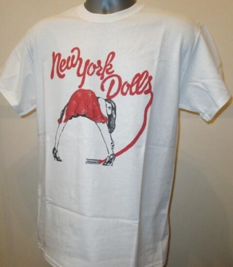 New York Dolls T-shirt Glam Punk Rock Music The Ramones Alice Cooper Misfits 166 S