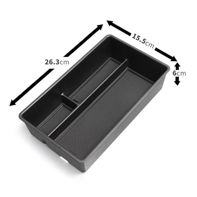 For Xpeng P7+ 2026 Armrest Storage Box Center Control Lower Tray Orgnizer Wireless Charging Pad Water Cup Holder Car Accessories
