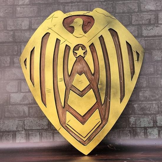 The "Soldier Boy" Wooden Shield Superhero Roleplay Shield Comic Cosplay Shield Replica Best For Gift