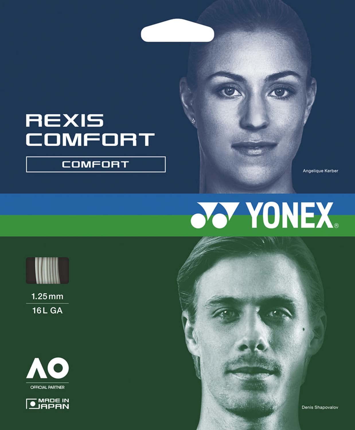 

YONEX Tennis String Lexis Comfort 125 Cool White 12m TGRCF125