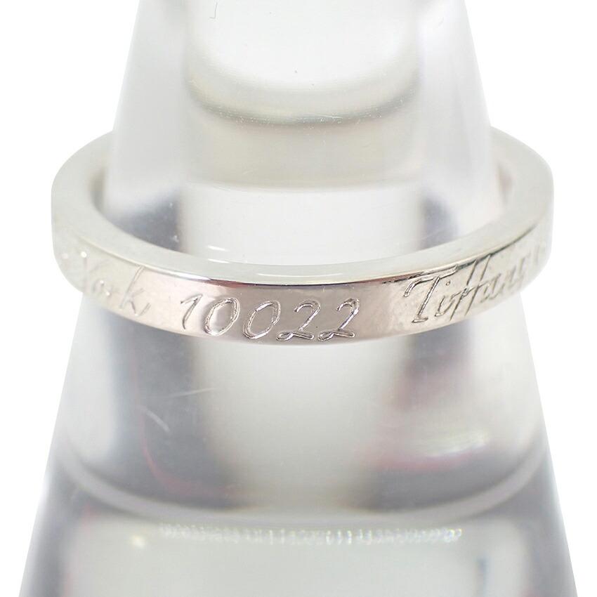 

[Б/у] TIFFANY/Tiffany 925 Notes Narrow Ring/No. 14/g491-39