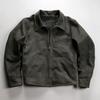 Reproducing the Tianshen Macron goat leather genuine leather jacket for men, casual lapel genuine leather jacket