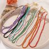 Fashion Creative Colorful Rice Bead Necklace Bohemian Clavicle Choker Beaded Necklace Jewelry Gifts for Women