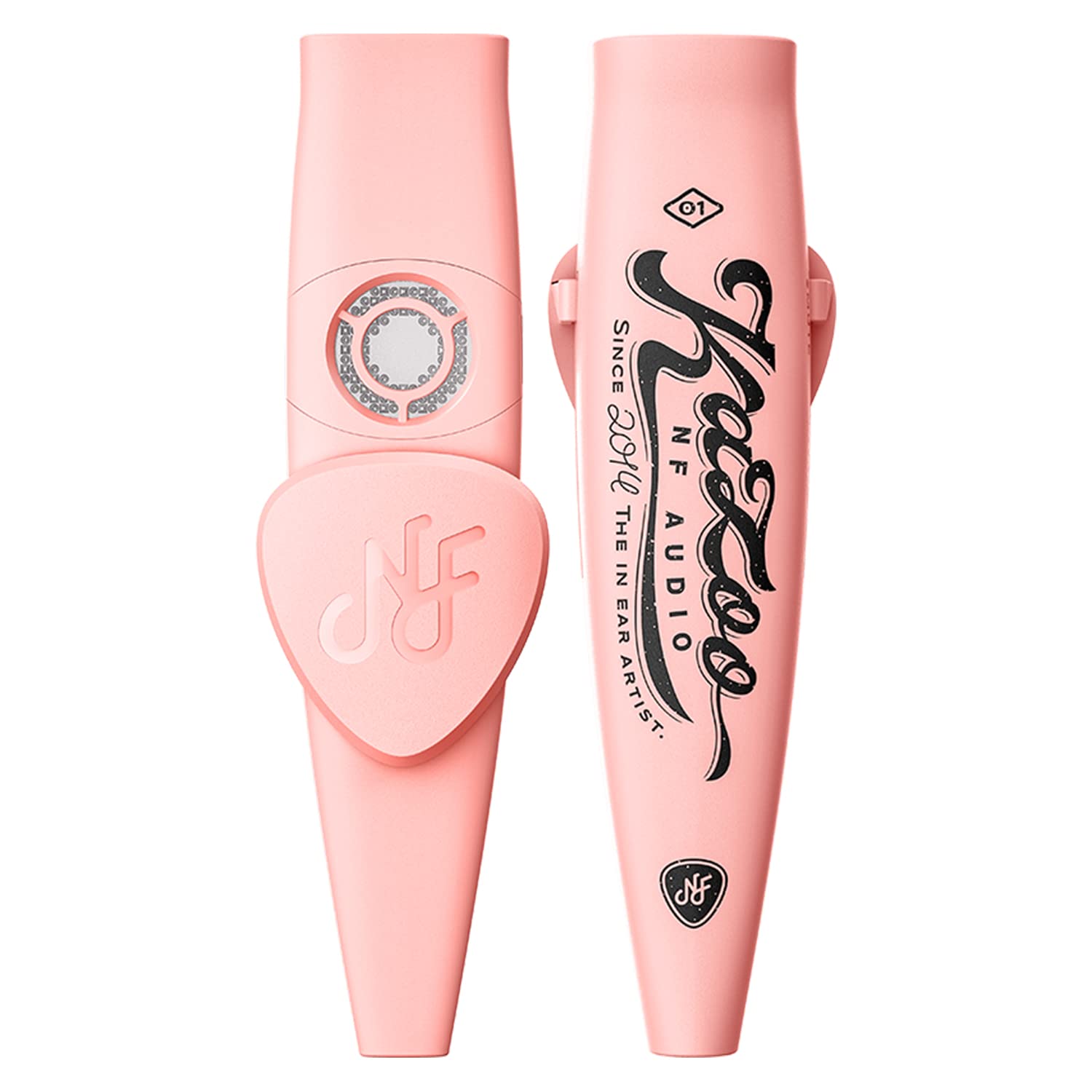 

Аудио Казу, изготовленный профессиональным аудиооборудованием. Использует ту же диафрагму, что и наушники, с духовым инструментом [NF Kazoo01] производитель. ремни. (розовый) розовый