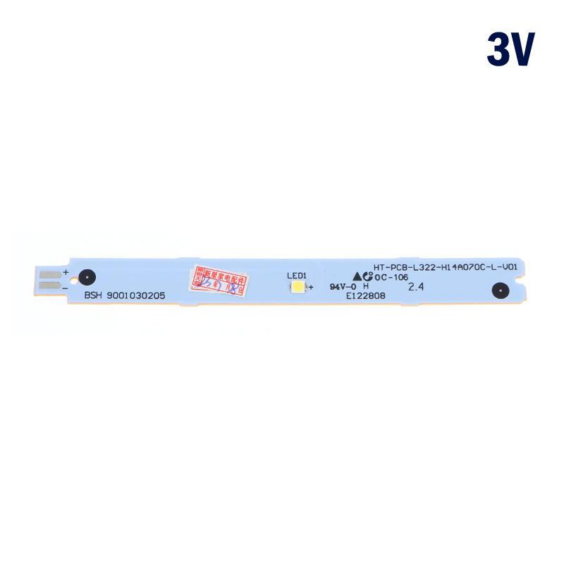 

1 шт. Bsh 9001030205 9001030206 9001069888 3 В 6 В холодильное освещение светодиодная лента для деталей холодильника 3V