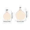 Unfinished Christmas Wood Slices with Rope Kit Festival Party Front Door Wall