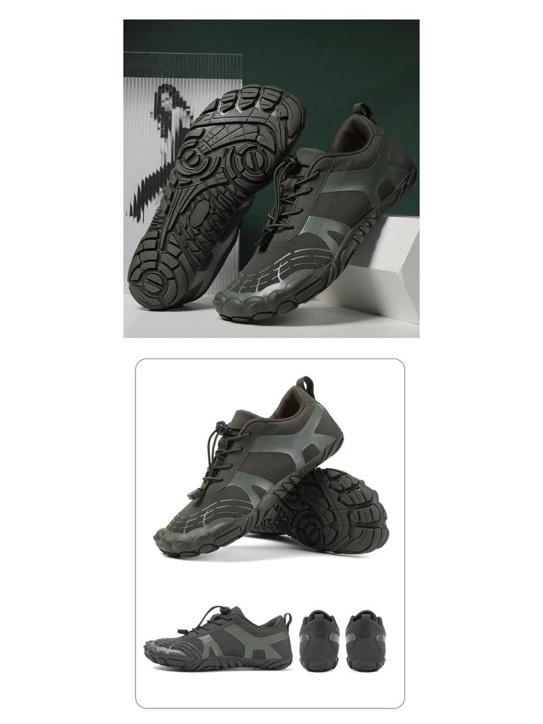 Autumn Five Finger Non-Slip Hiking Shoes - Breathable, Lightweight Climbing Footwear for Men & Women