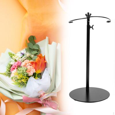 Flower Display Stand Adjustable Bouquet Shelf Support for Reception