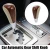 uxcell Auto Gear Stick Shift Knob Wood Knob for Car Leather Toyota Compatible RAV4