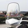 Windproof Transparent Windshield for Electric Bikes, Motorcycles, and Three-Wheelers