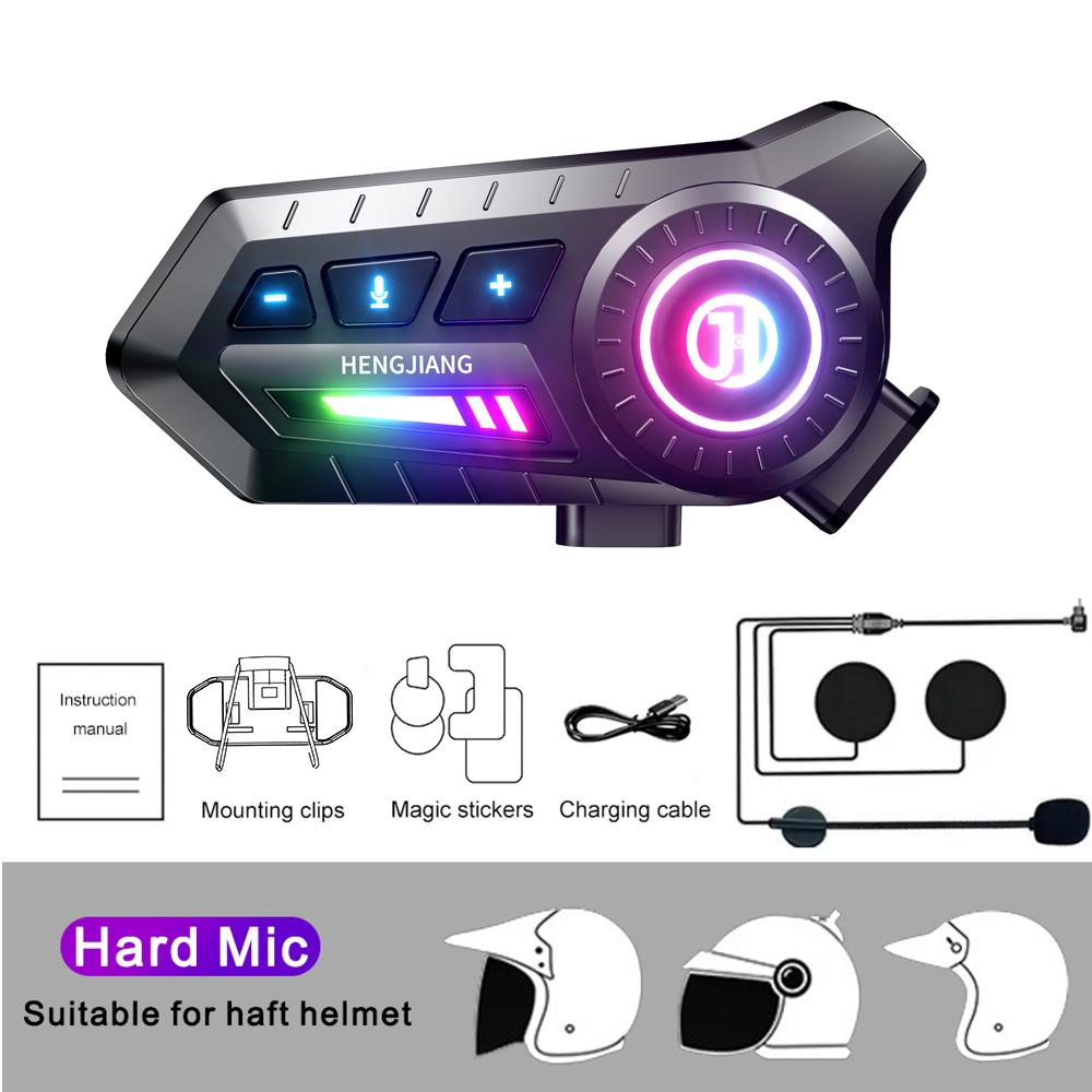 

X3 Мотоциклетный шлем Bluetooth-гарнитура Беспроводной мотоциклетный наушник Водонепроницаемый комплект для звонков в режиме громкой связи Супер долгое время ожидания Наушник hard mic