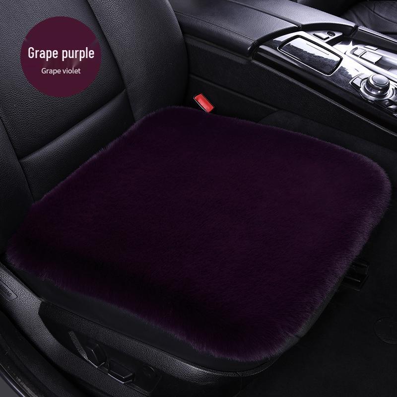 Universelles Plüsch-Autositzkissen für alle Jahreszeiten - Winterfest, Einteilig für vordere oder hintere Reihe