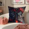 Game Genshin Diluc Cushion Cover Pillowcase Short Plush Invisible zipper Room Sofa Cushion Cover