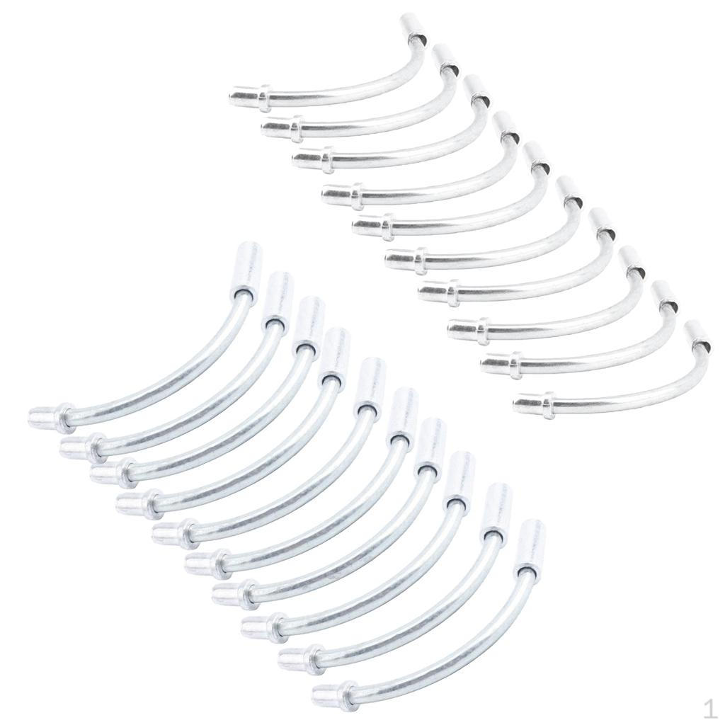 

MUQZI 20 шт. 90/110 градусов Велосипедный гибкий тормозной тросик трубка Линейный тяговый направляющий хомут