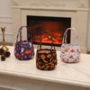 Halloween Trick Or Treat Candy Bags With Cute Pumpkin Ghost Bat Prints For Halloween Party Candy Collecting Gifts Decor