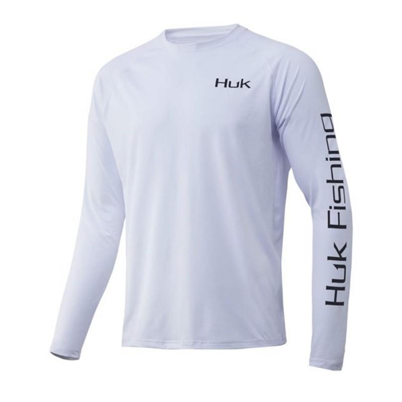 HUK Fishing Clothes Sunscreen Moisture Absorption Quick-drying Men s Outdoor Ultraviolet Protection Long-sleeved L
