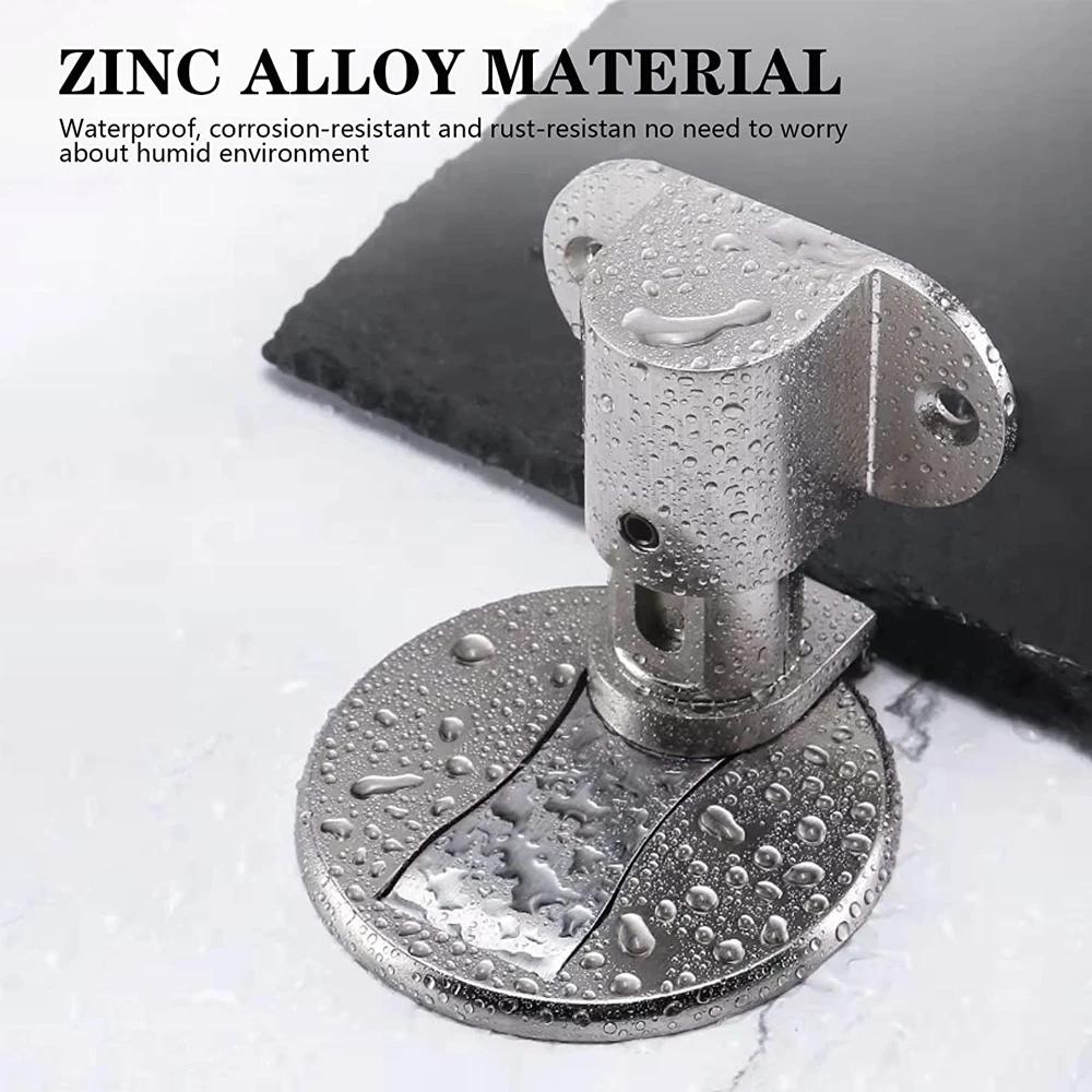 1-5Pcs Adjustable Magnetic Door Stopper - Punch-Free Zinc Alloy Anti-Collision Holder (Hidden Design) for Door Hardware