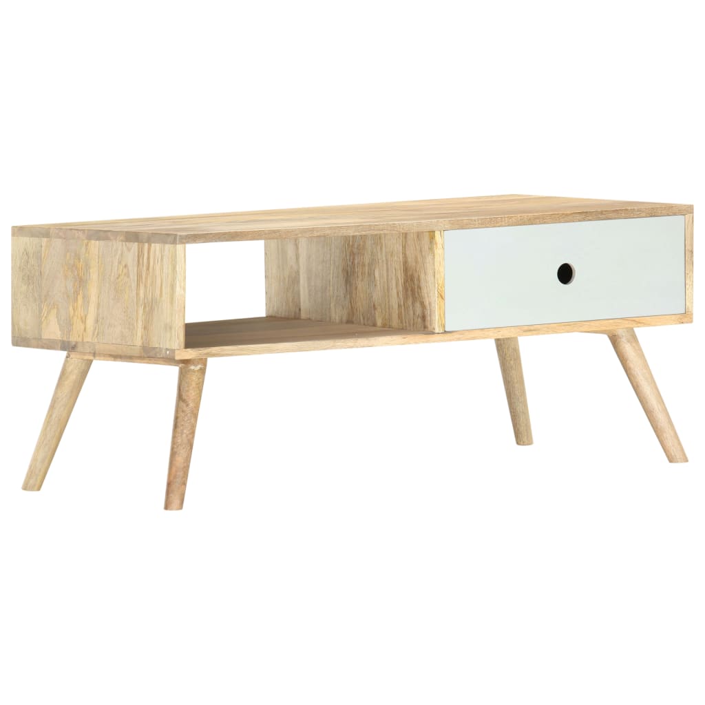 Coffee Table 90*50*40 Cm Solid Mango Wood