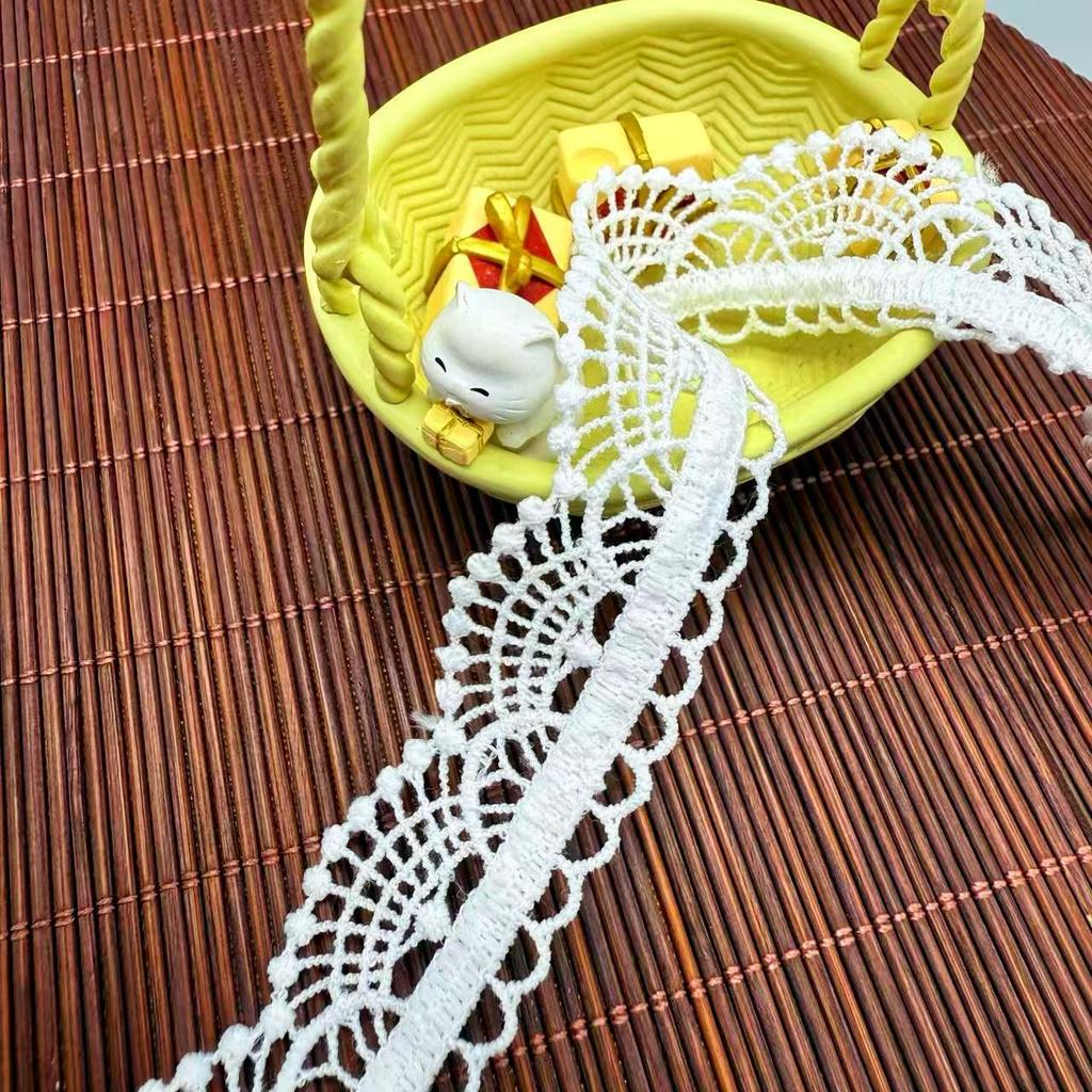 Water Soluble Milk Silk Lace White Ribbon Diy Clothes Skirt Hem Decorative Accessories