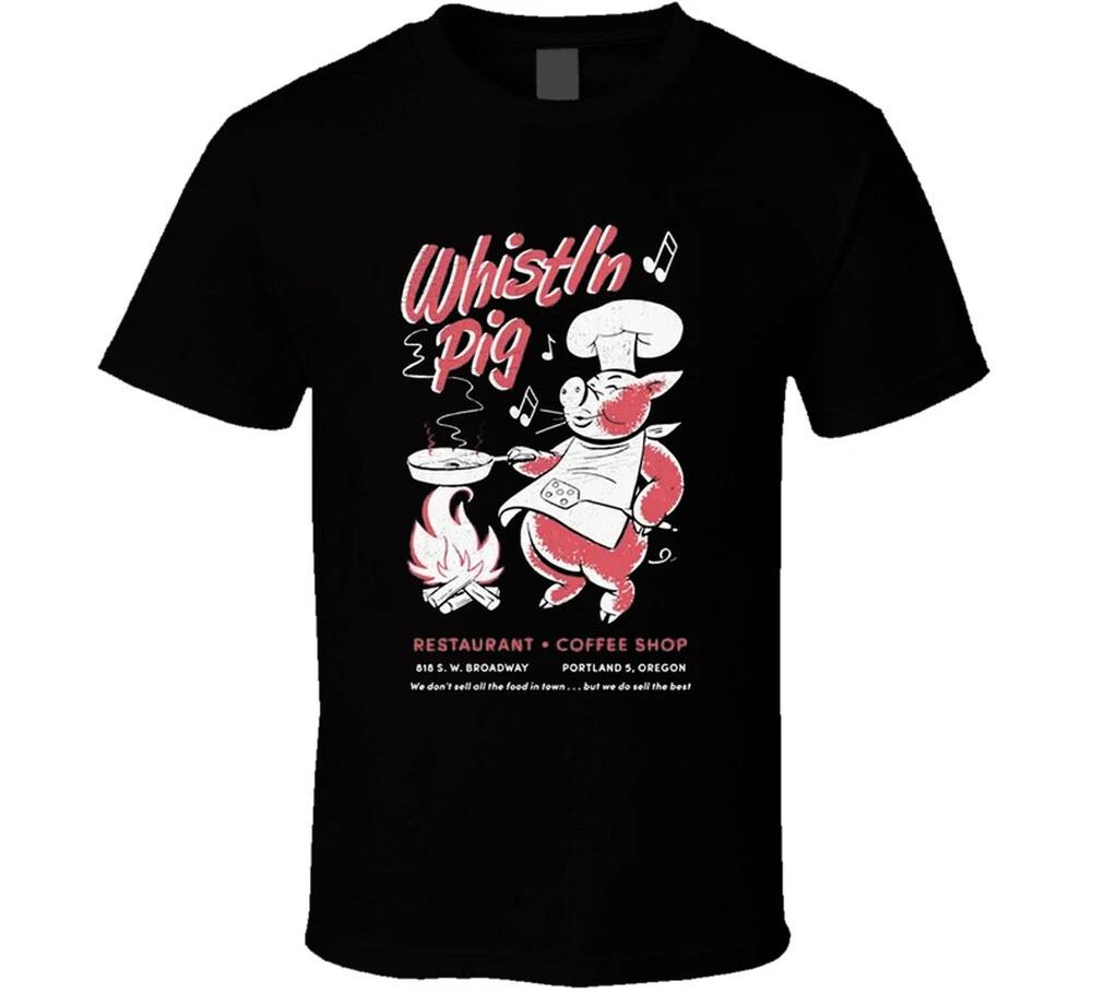 Whistl n Pig Coffee Shop Portland T Shirt 3XL