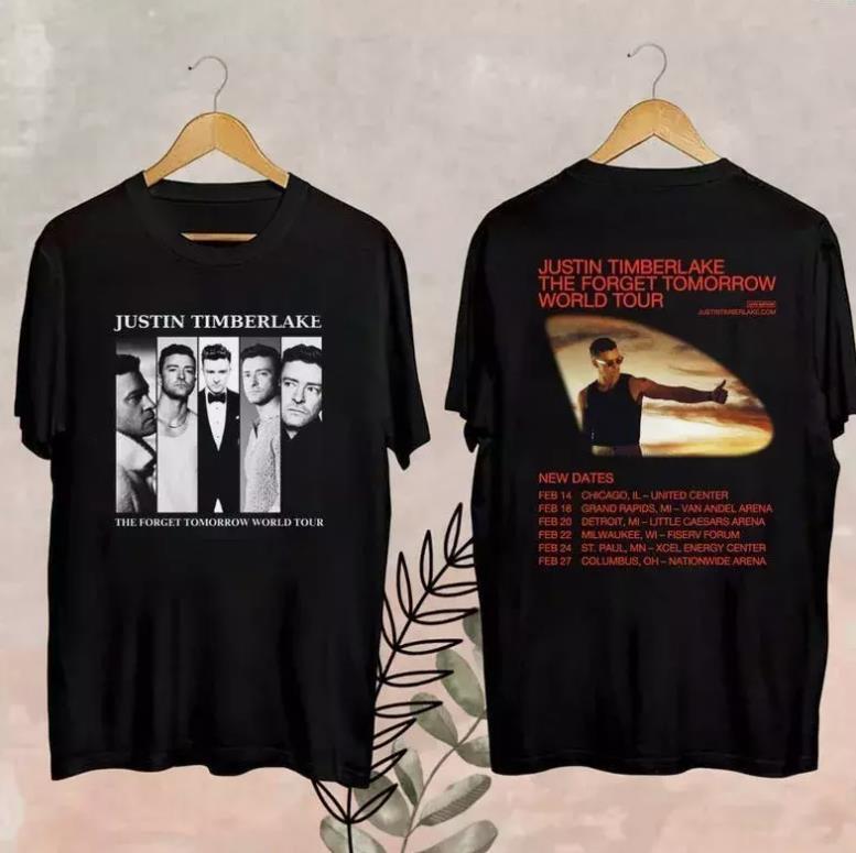 Justin Timberlake World Tour 2025 Fan Gift Unisex T-shirt Unisex T-Shirt XXL