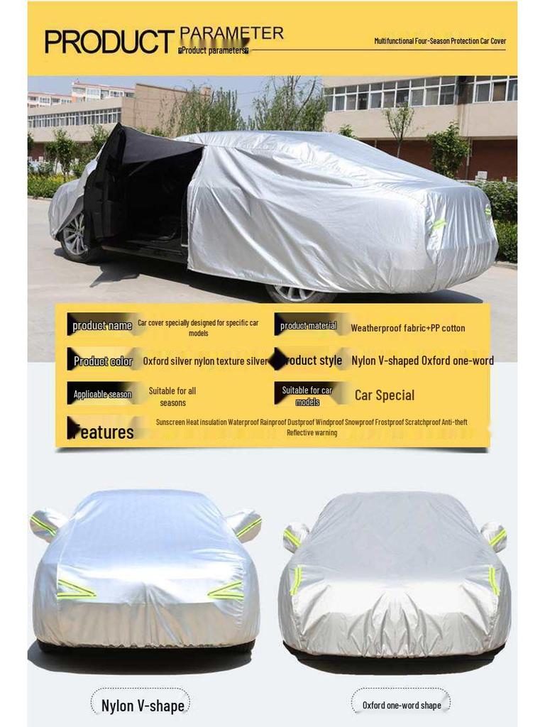 Rain & Sunproof Car Cover for Toyota: New Levin, Corolla, Camry, RAV4, Prado – Thickened Protection