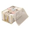 Transparent PVC Clothes Storage Bag Large Capacity Foldable Quilt Organizer with Reinforced Handles Dustproof Wardrobe Organizer