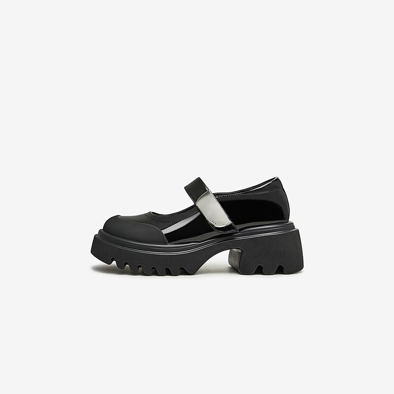 TATA Women s Versatile Mary Jane Shoes 37 чёрный