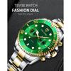 Tevise Men Business Watch Stainless Steel Quartz Watch Date Fashion Casual Watches Sapphire Crystal Watch