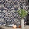 World Of Wallpaper Folk Floral Textured Wallpaper