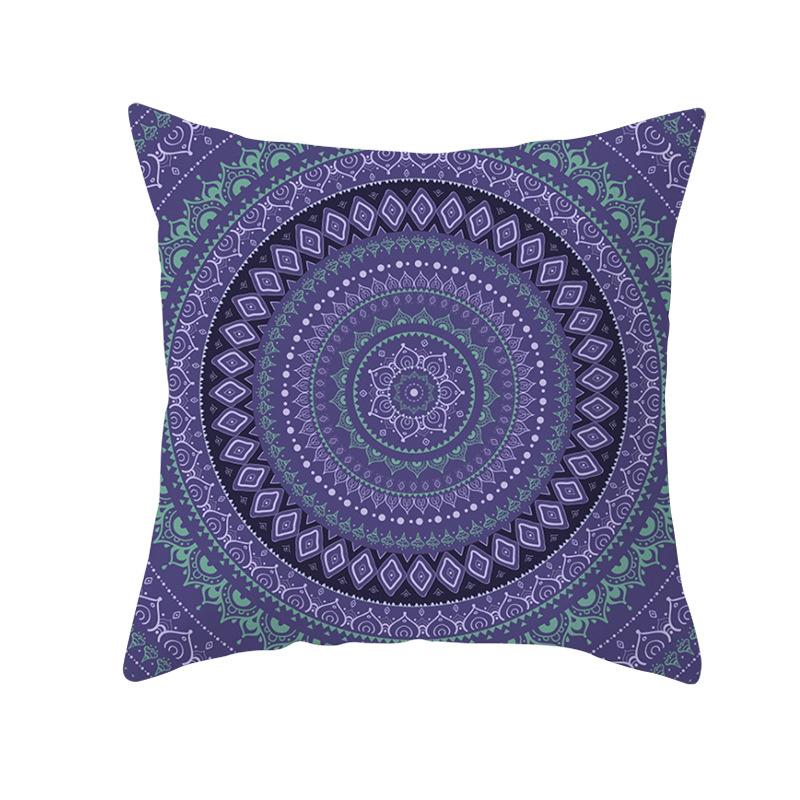 Geometric Mancha Lo Printed Polyester Pillowcase 45x45cm Bohemian Hippie Sofa cushion cover Bedroom Home Decor Pillowcase